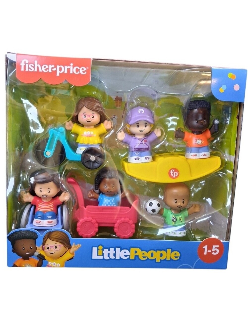Fisher-Price Little People Play for All Figure and Accessory Pack for Toddlers